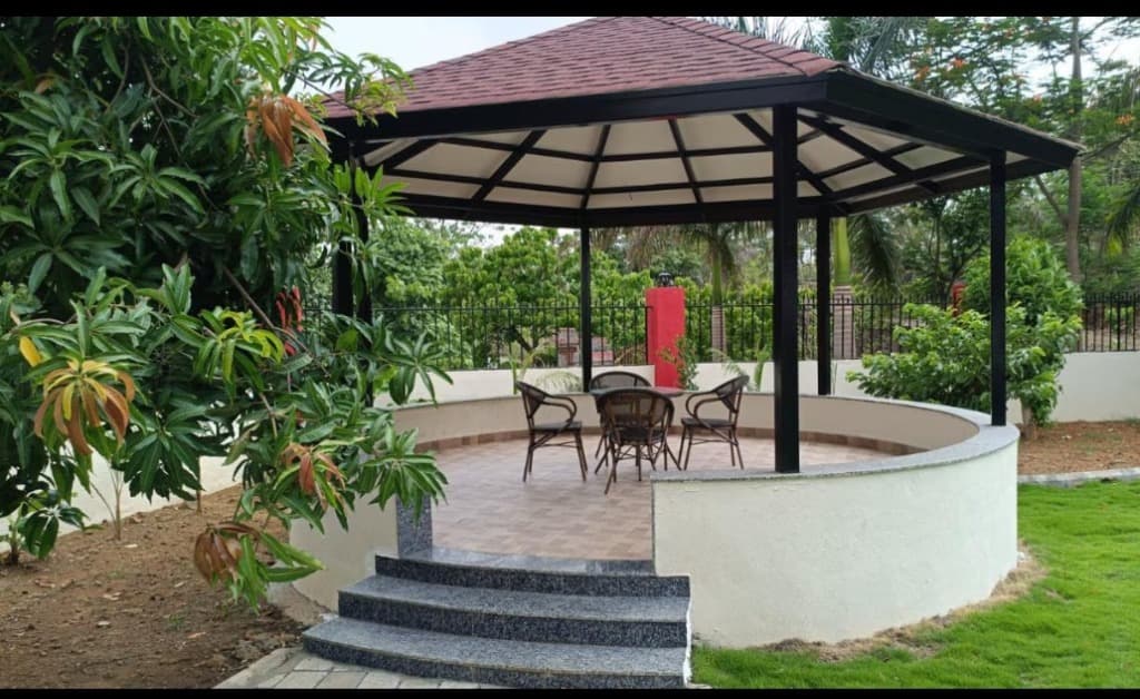 Farmhouse Gazebo Seating Near Imagica